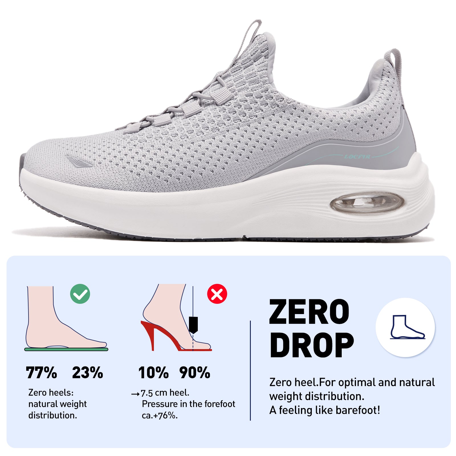 Walking running shoes grey  2