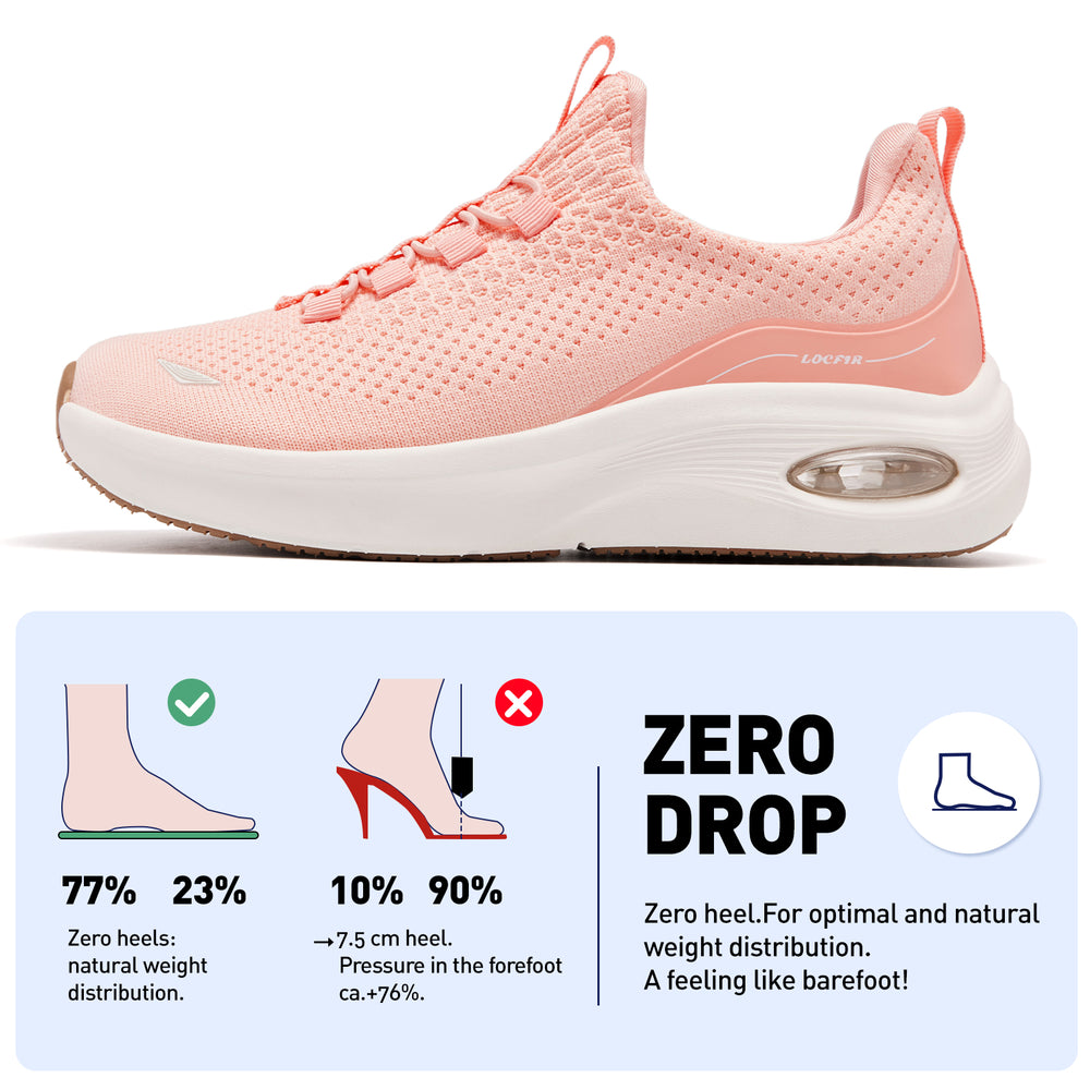 Walking running shoes pink 3