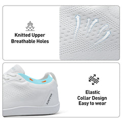 walking running shoes white 3