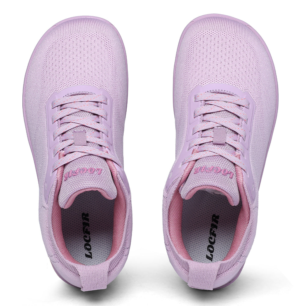walking running shoes Pink Purple 2