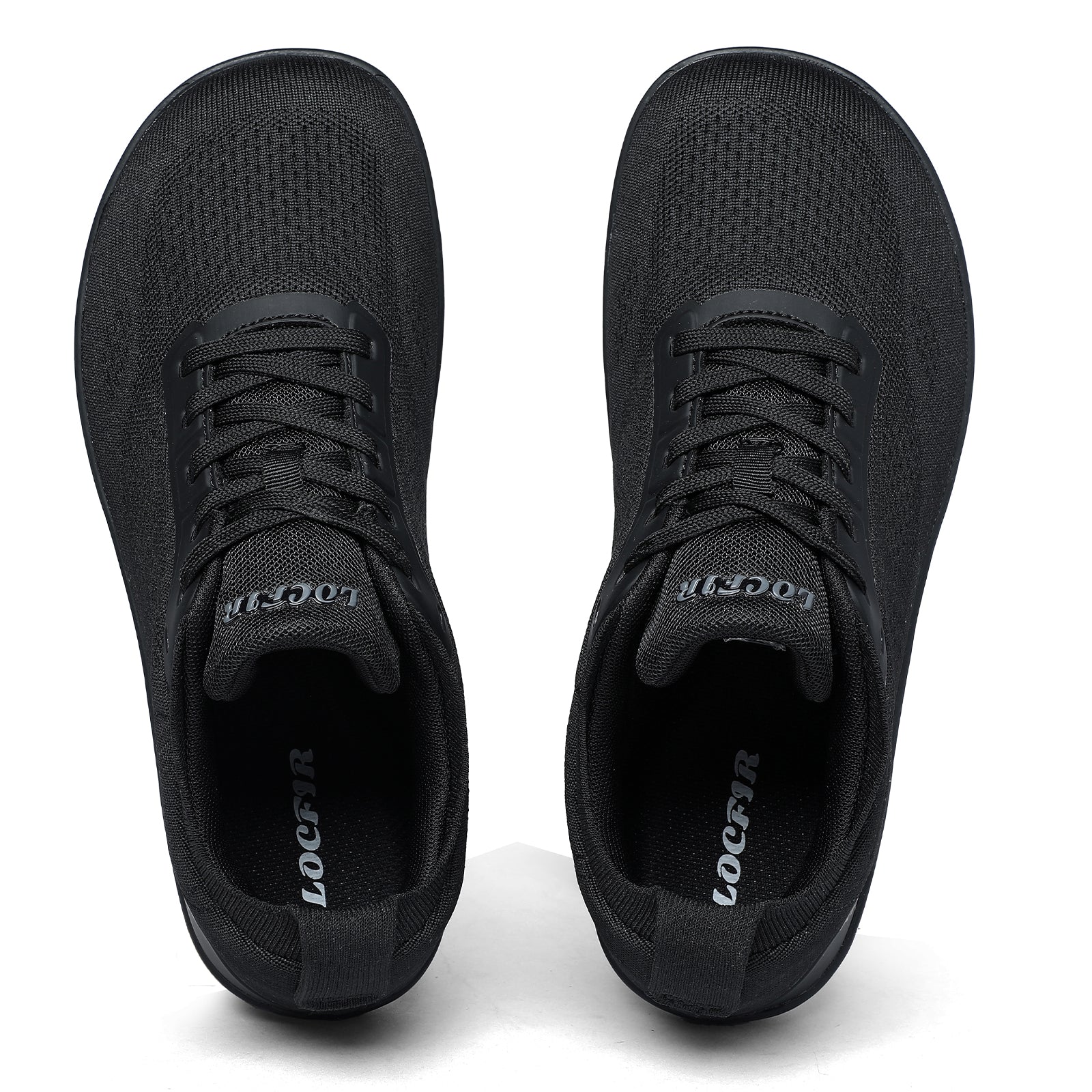 walking running shoes black 4