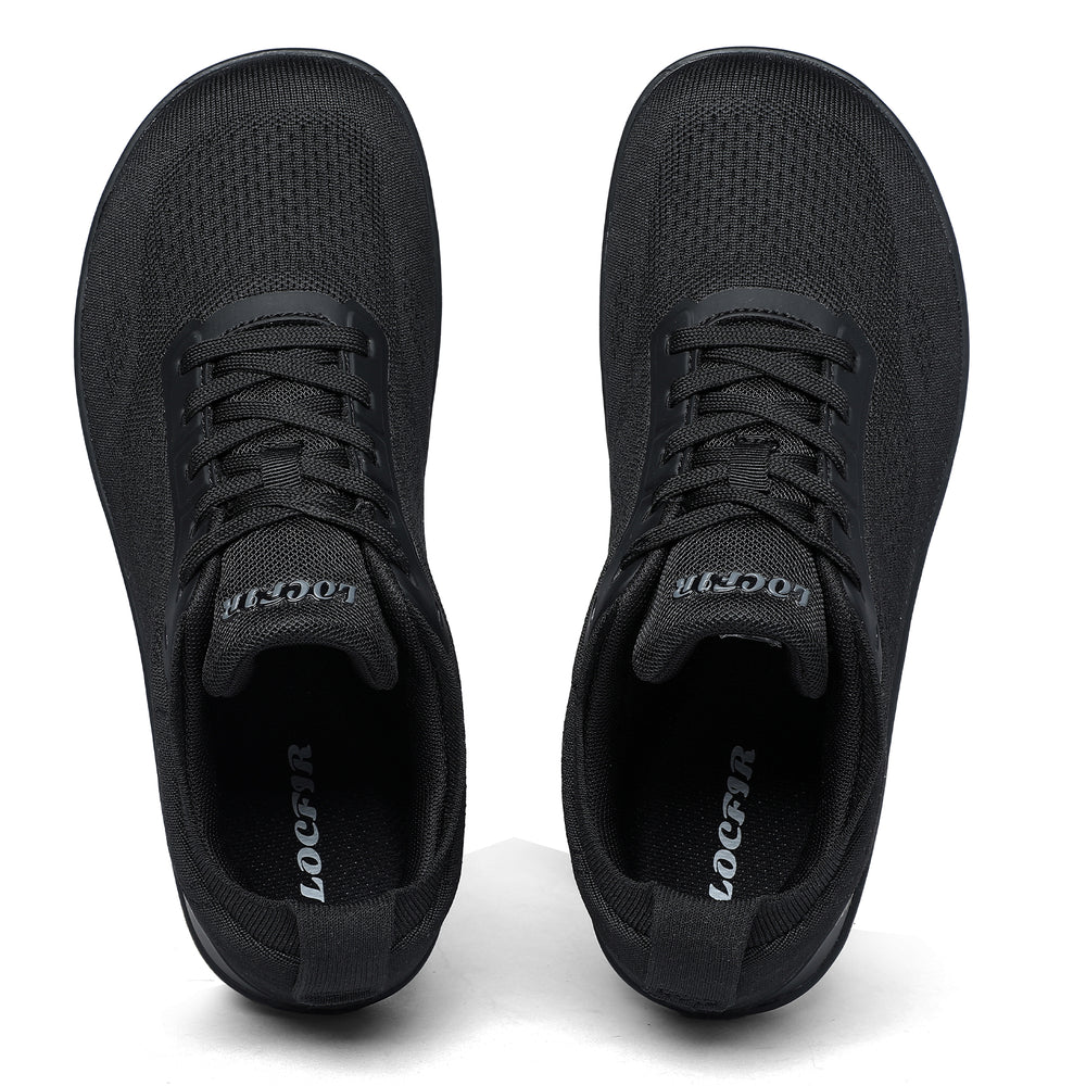 walking running shoes black 4