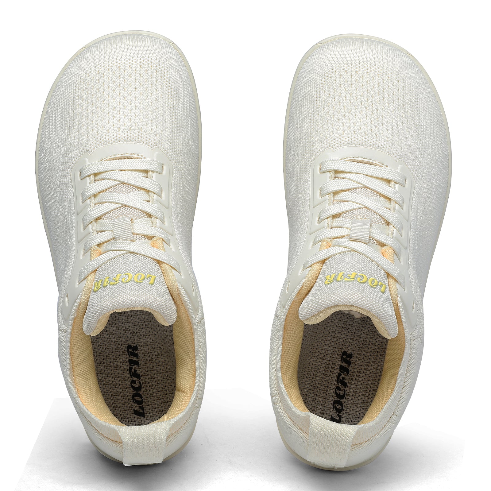 walking running shoes beige 2