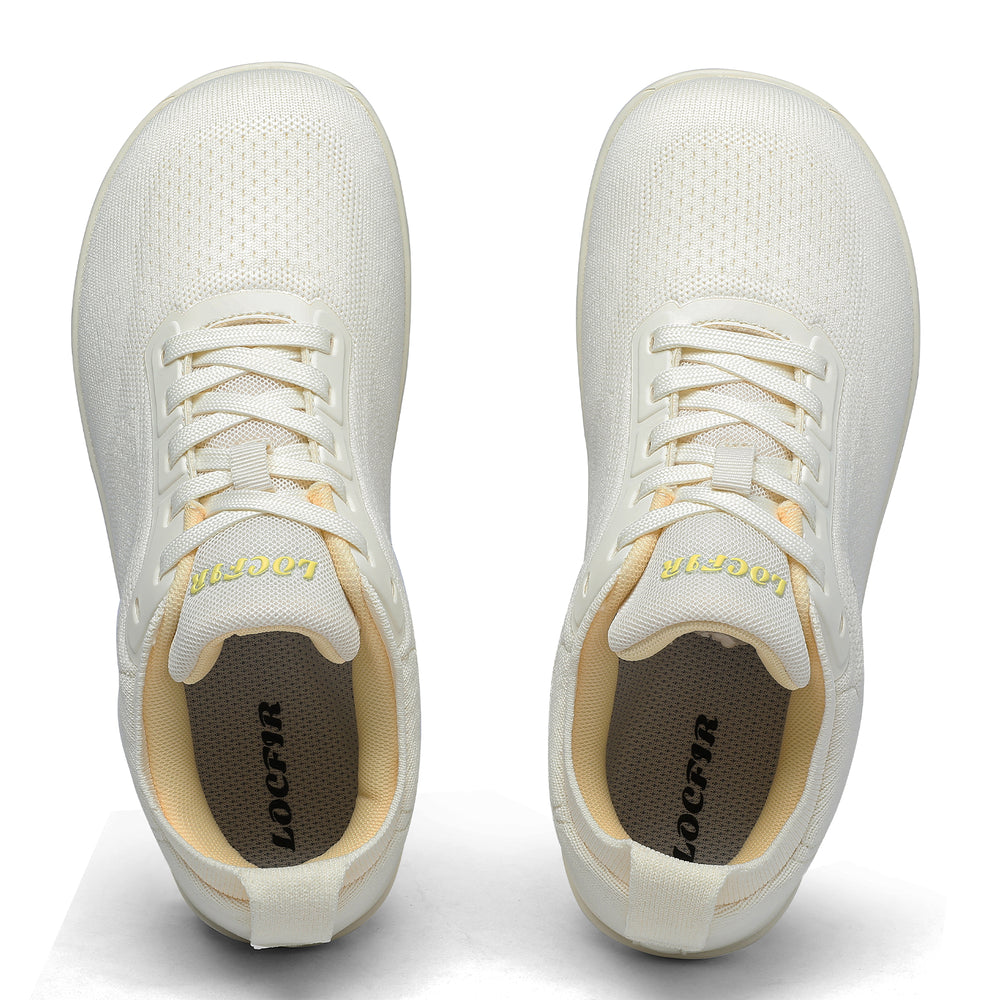 walking running shoes beige 2