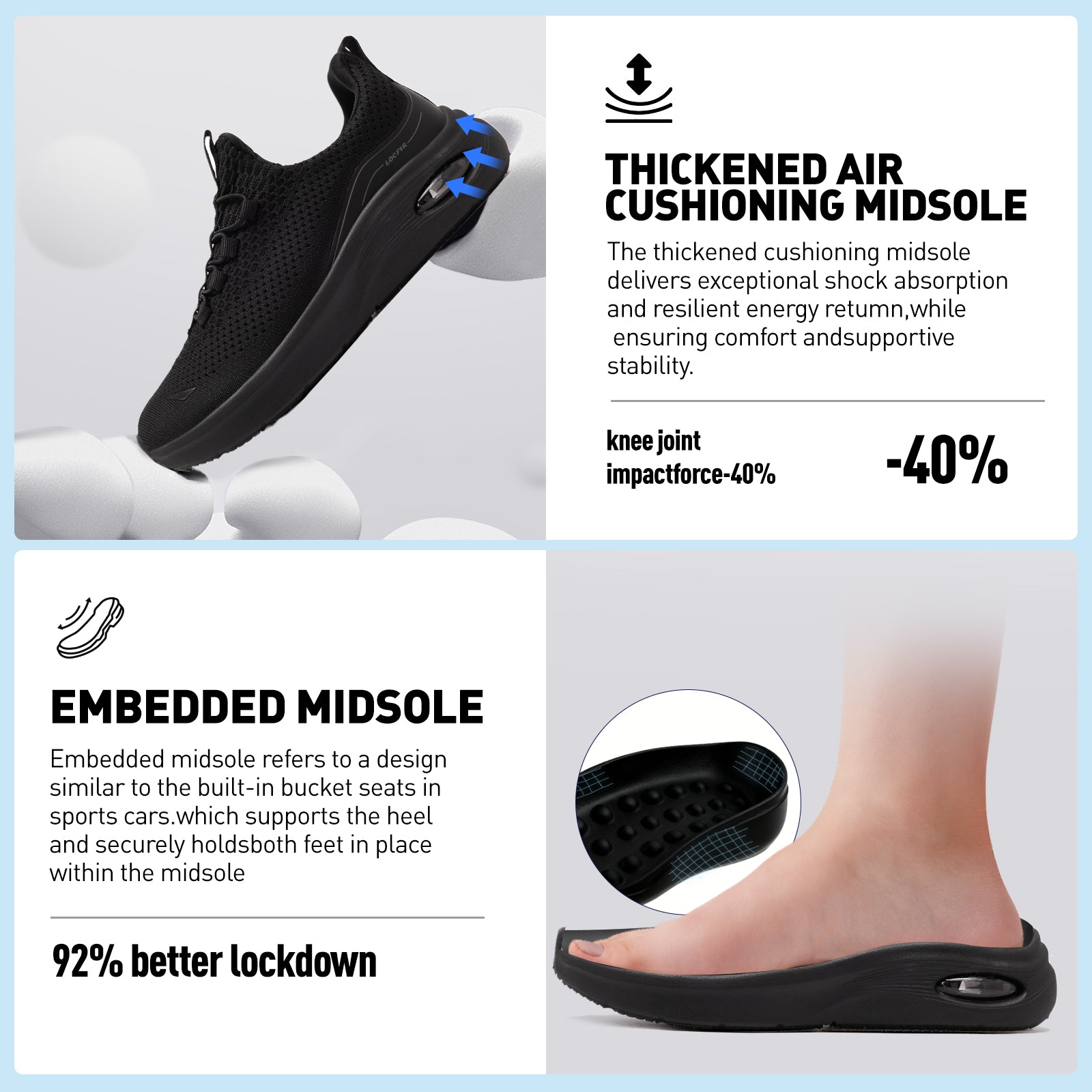 Walking running shoes 3