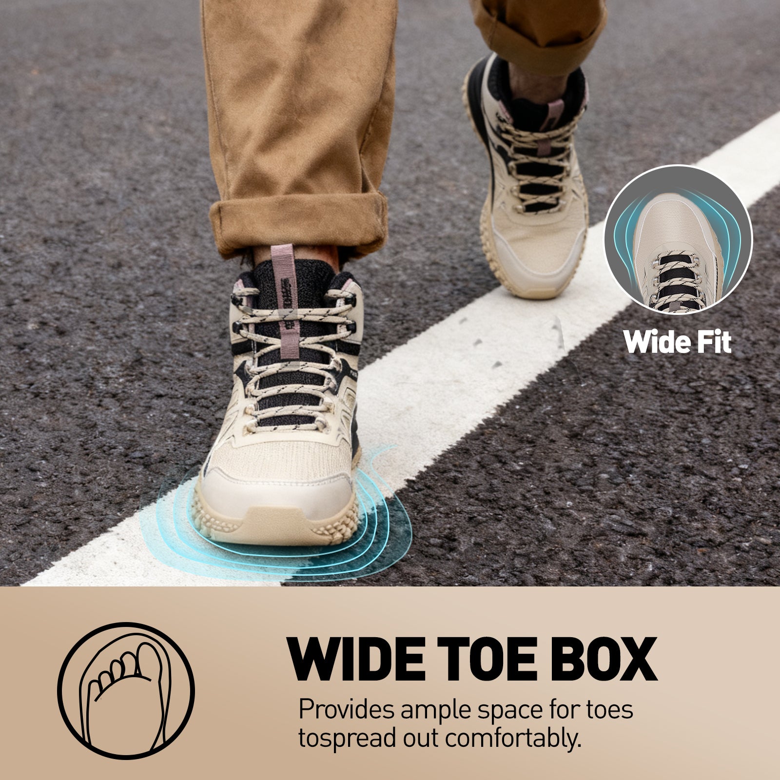 men Hiking Boots sandy grey 5