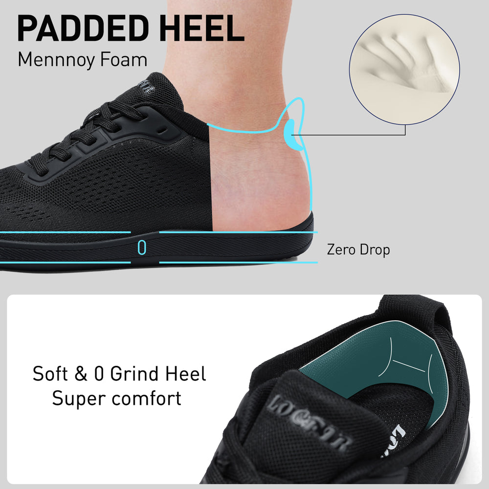 walking running shoes black 5