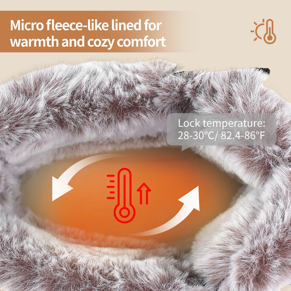 women insulated waterproof winter boots black 4