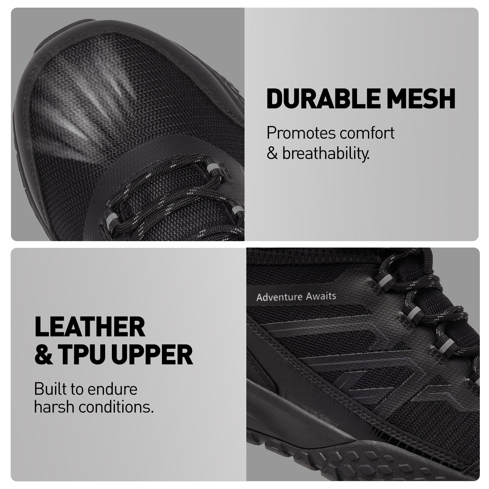 men Hiking Boots black 2