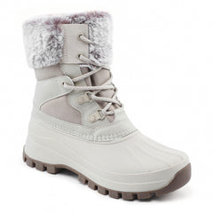 women insulated waterproof winter boots white 1