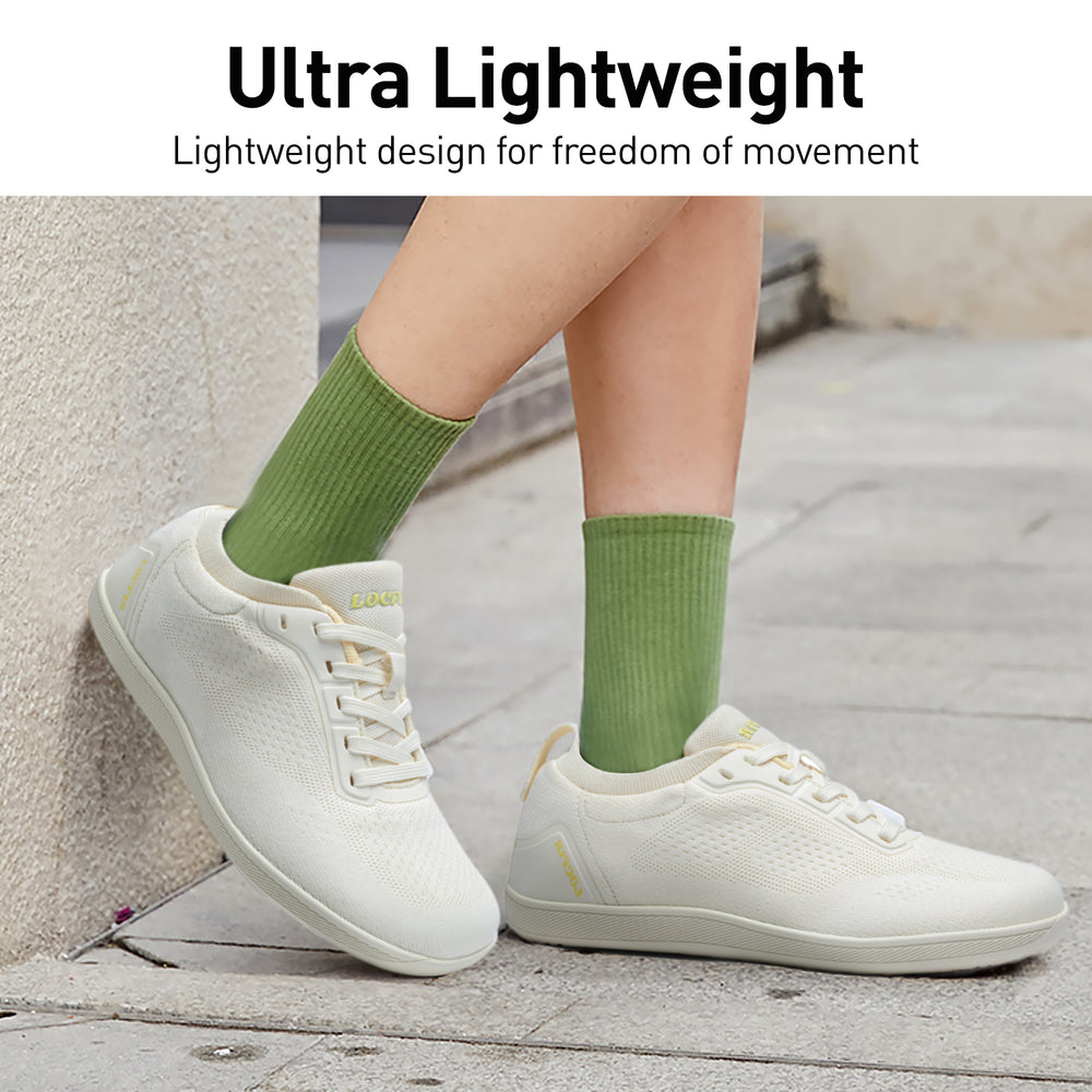 walking running shoes beige 5